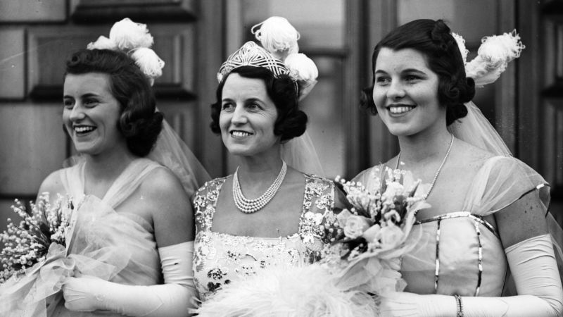 From right to left, Kathleen, Rose, and Rose Marie Kennedy in 1938.